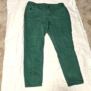 Torrid Green Super Stretch Jeggings Size 14